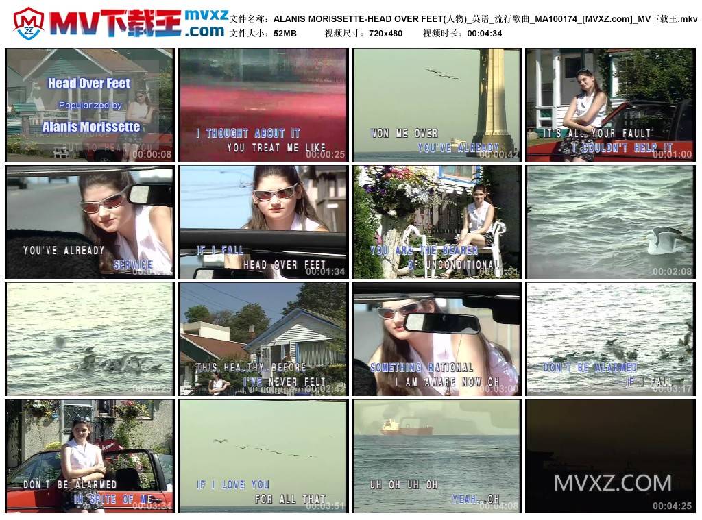 ALANIS MORISSETTE-HEAD OVER FEET(人物)_英语_流行歌曲_MA100174